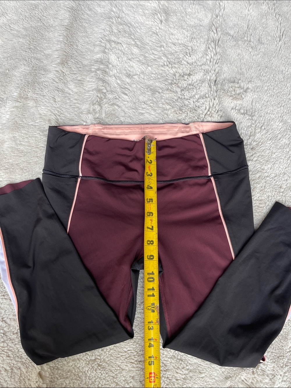 Athleta Velocity Colorblock Capri Leggings Size M - Picture 5 of 5